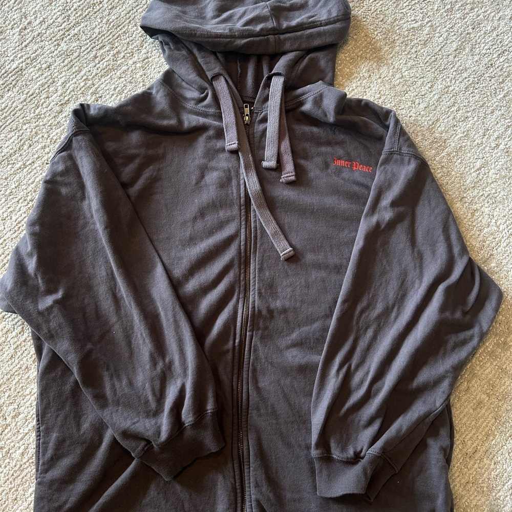 Urban outfitters Dark Gray Zip-Up Hoodie
